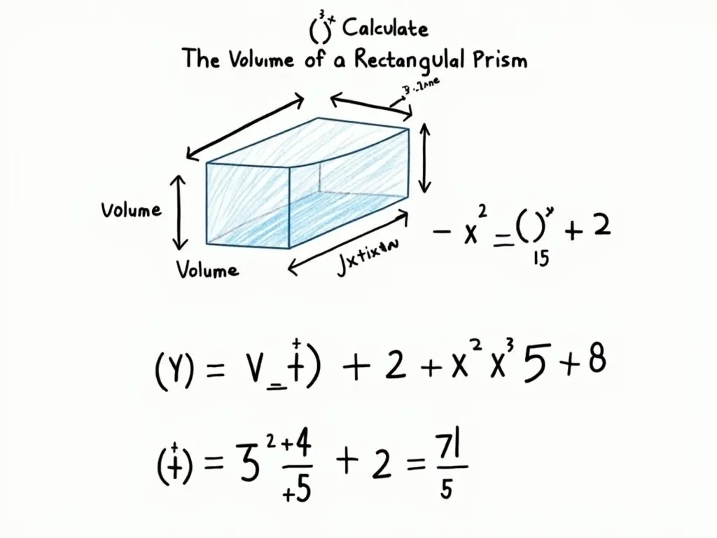 四角柱の体積の求め方