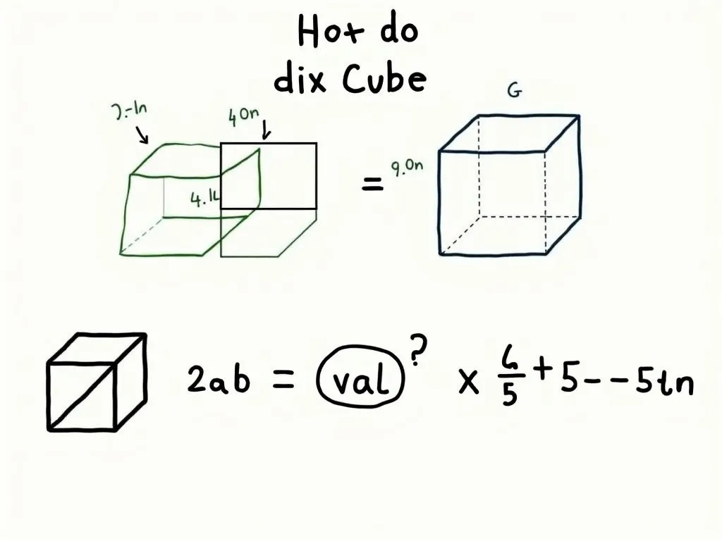 立方体の体積の求め方